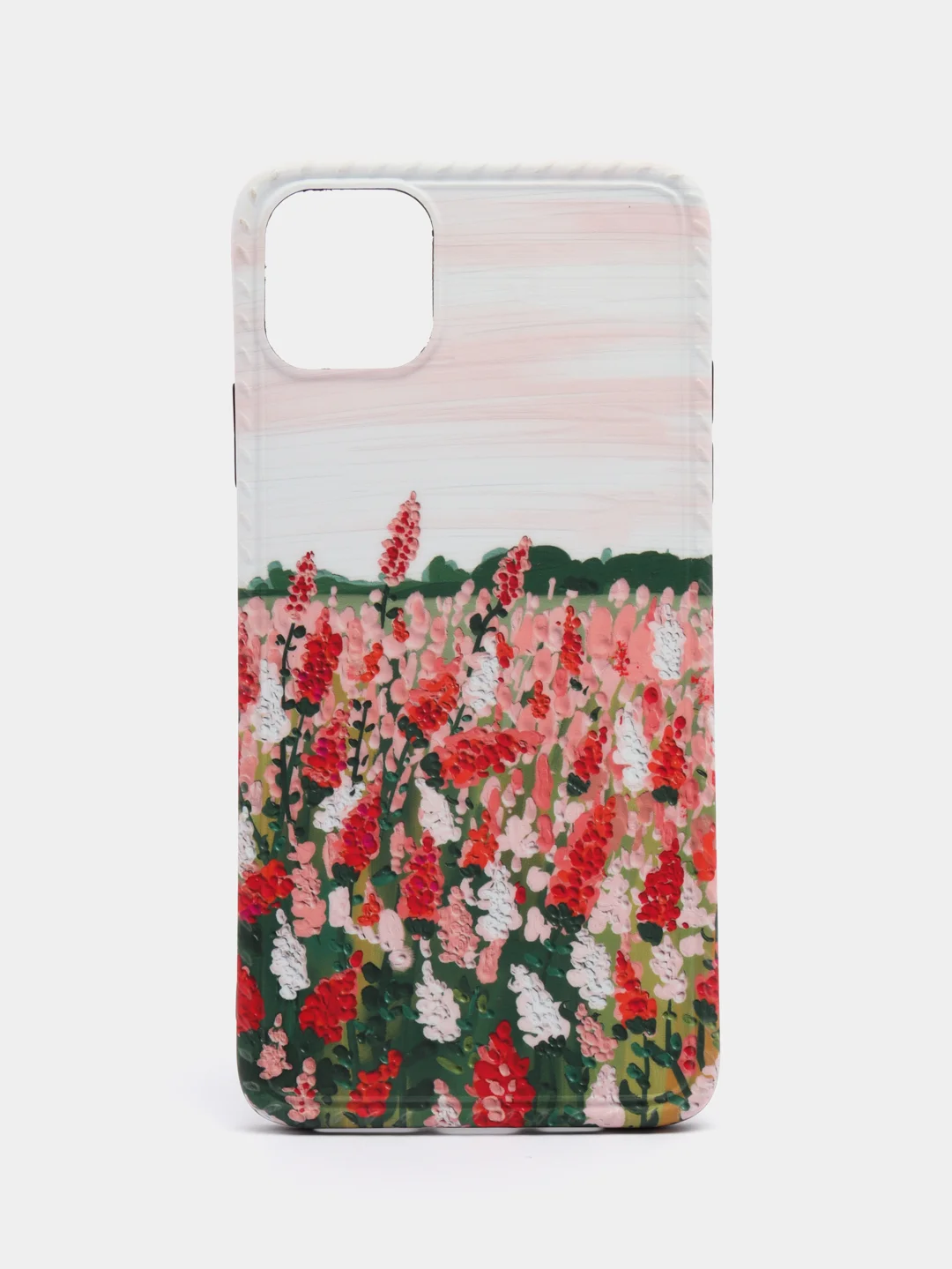 Белый силиконовый чехол с рисунком iPhone 11 Pro Max, XS, XR