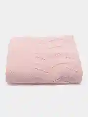 Конфетный плед вязаный ажурный детский хлопок, на прогулку, в кроватку, на выписку
