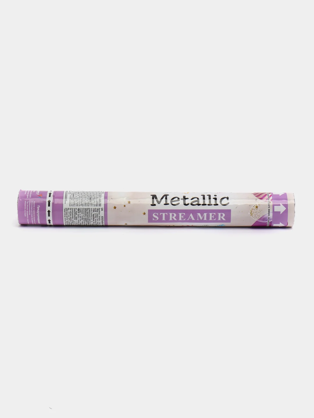 Хлопушка Metallic Streamer, 40 см