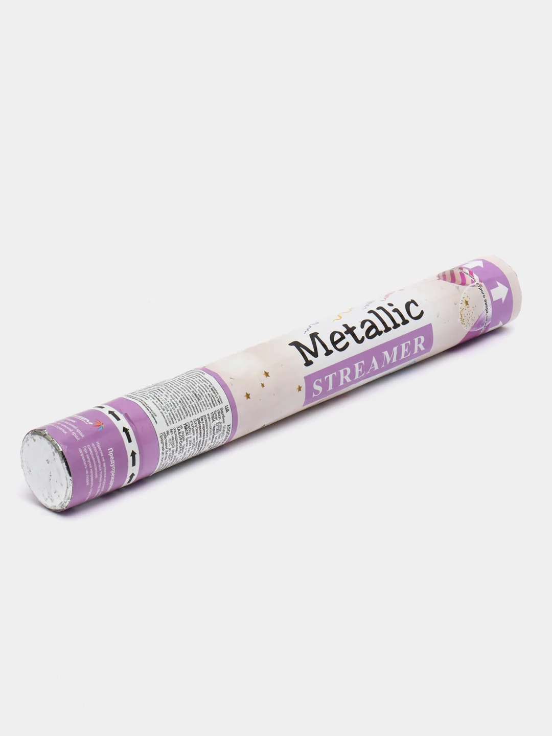 Хлопушка Metallic Streamer, 40 см