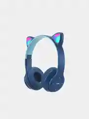 Беспроводные Bluetooth наушники, с светящимися ушками и встроенным MP3 плеером