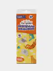 Акварель Calligrata, 12 цветов, без кисти, картон