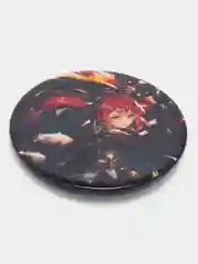 Желтый аниме значки Genshin Impact, 56 мм