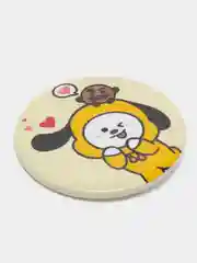 Багровый к-поп значки "BT21", 56 мм