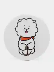 Бежевый к-поп значки "BT21", 56 мм