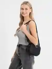 Черный сумка через плечо, женская