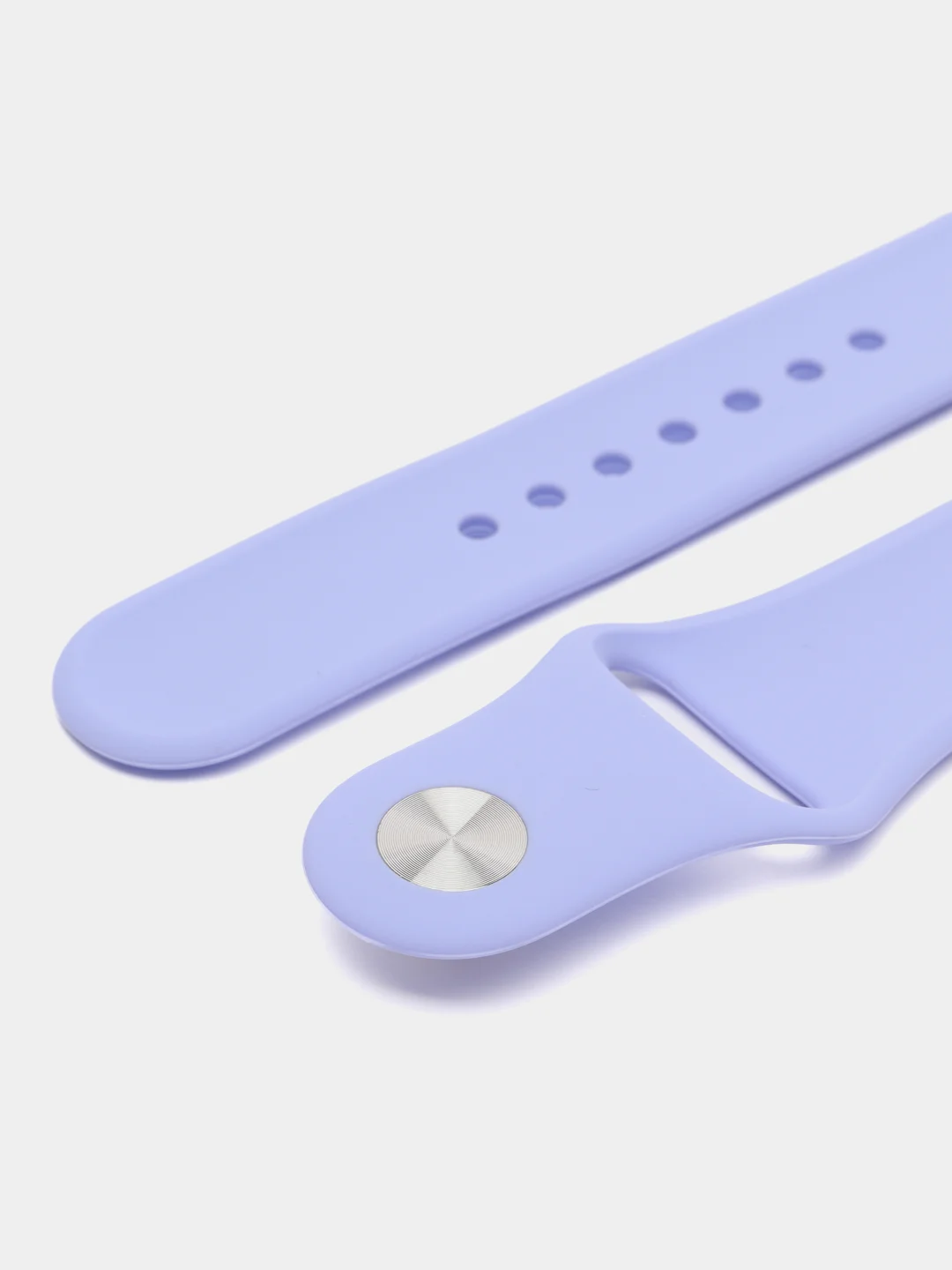 Лавандовый силиконовые ремешки для Apple Watch 38/40/41 мм, 42/44/45 мм