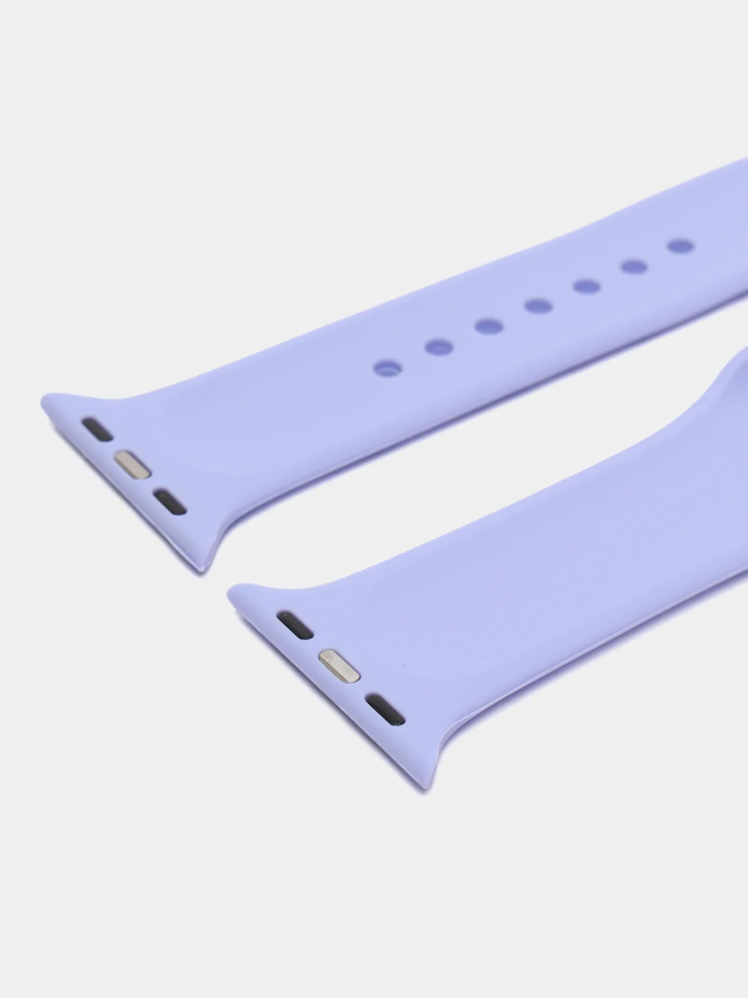 Лавандовый силиконовые ремешки для Apple Watch 38/40/41 мм, 42/44/45 мм