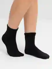 Черный зимние термоноски женские