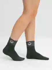 Зеленый носки женские, плотные