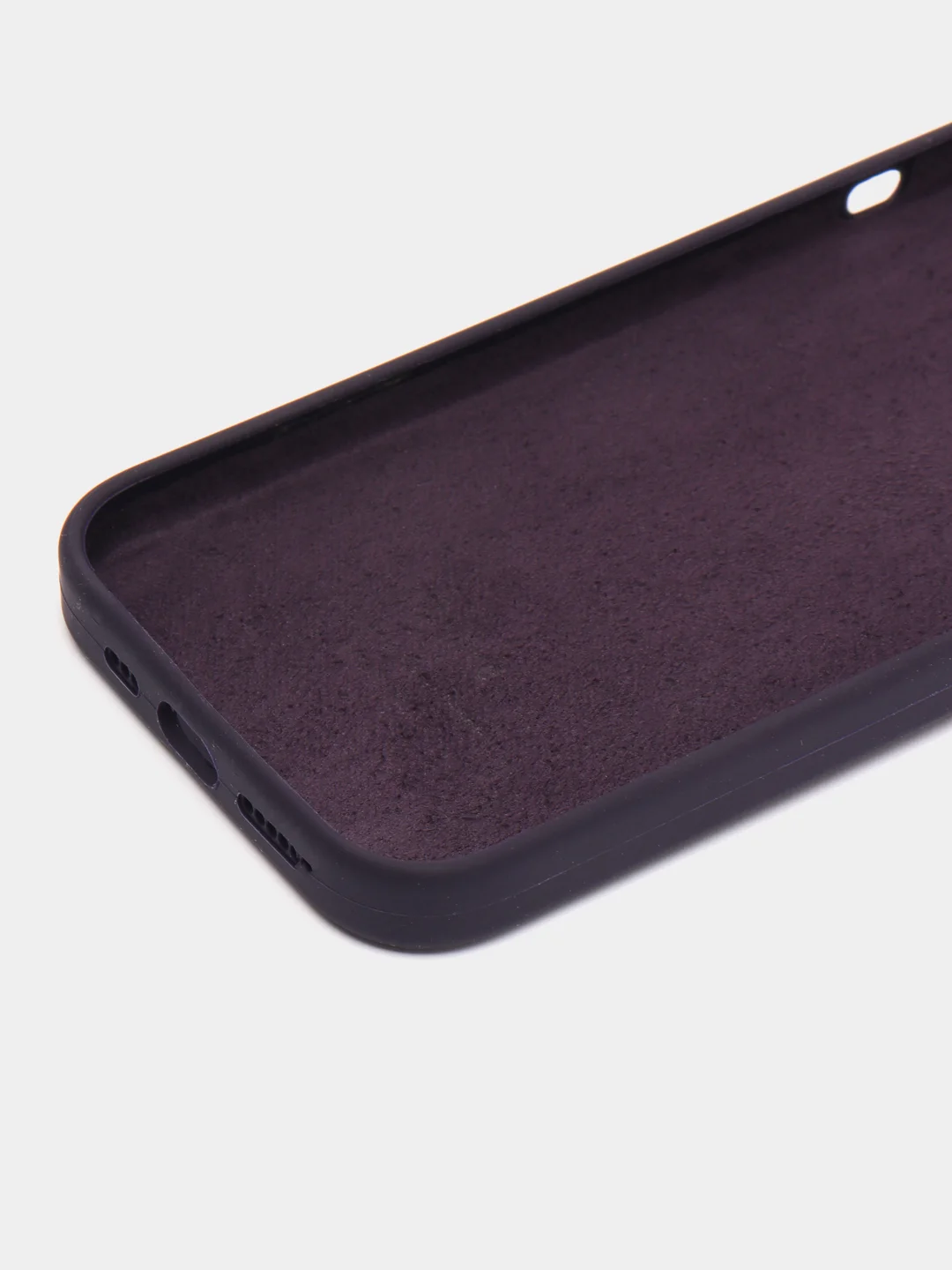 Тёмно-бордовый чехол Silicone Case для iPhone 14, 14 Pro, 14 Plus, 14 Pro Max, с закрытым низом