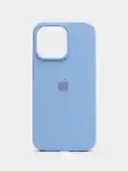 Ледяной чехол Silicone Case для iPhone 14, 14 Pro, 14 Plus, 14 Pro Max, с закрытым низом