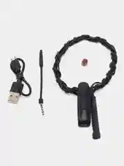 Черный магнитный микронаушник Help-Ear Bluetooth, с выведенным микрофоном