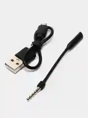 Черный магнитный микронаушник Help-Ear Bluetooth, с выведенным микрофоном