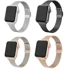 Ремешок для смарт часов Apple Watch миланская петля, металлический, 42/44/45/49 мм