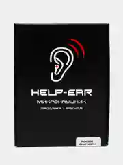 Черный микронаушник магнитный Help-Ear Power Bluetooth, беспроводной, на аккумуляторе