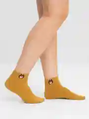 Желтый носки женские