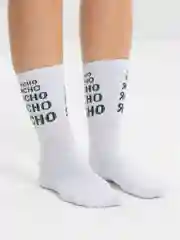 Носки с надписью "Ясно"