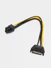 6 pin sata кабель, 6pin кабель питания, переходник