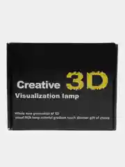Алый светильник-ночник 3D, LED мишка, светодиодный