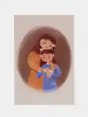 Голубой открытки с днем рождения маме, 2 вида, 10х15 см