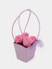 Лавандовый букет из мыльных роз, ручная работа