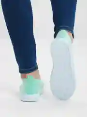 Бирюзовый слипоны женские
