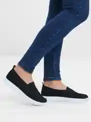 Черный слипоны женские