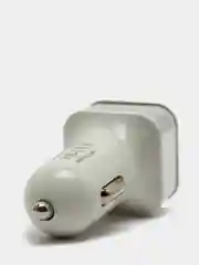 Лазурный автомобильное зарядное устройство 2xUSB с индикатором 1А, 2.1А / Автомобильный адаптер