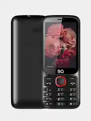 Красный телефон BQ 3590 Step XXL+, кнопочный, без камеры, 3.5 дюйма