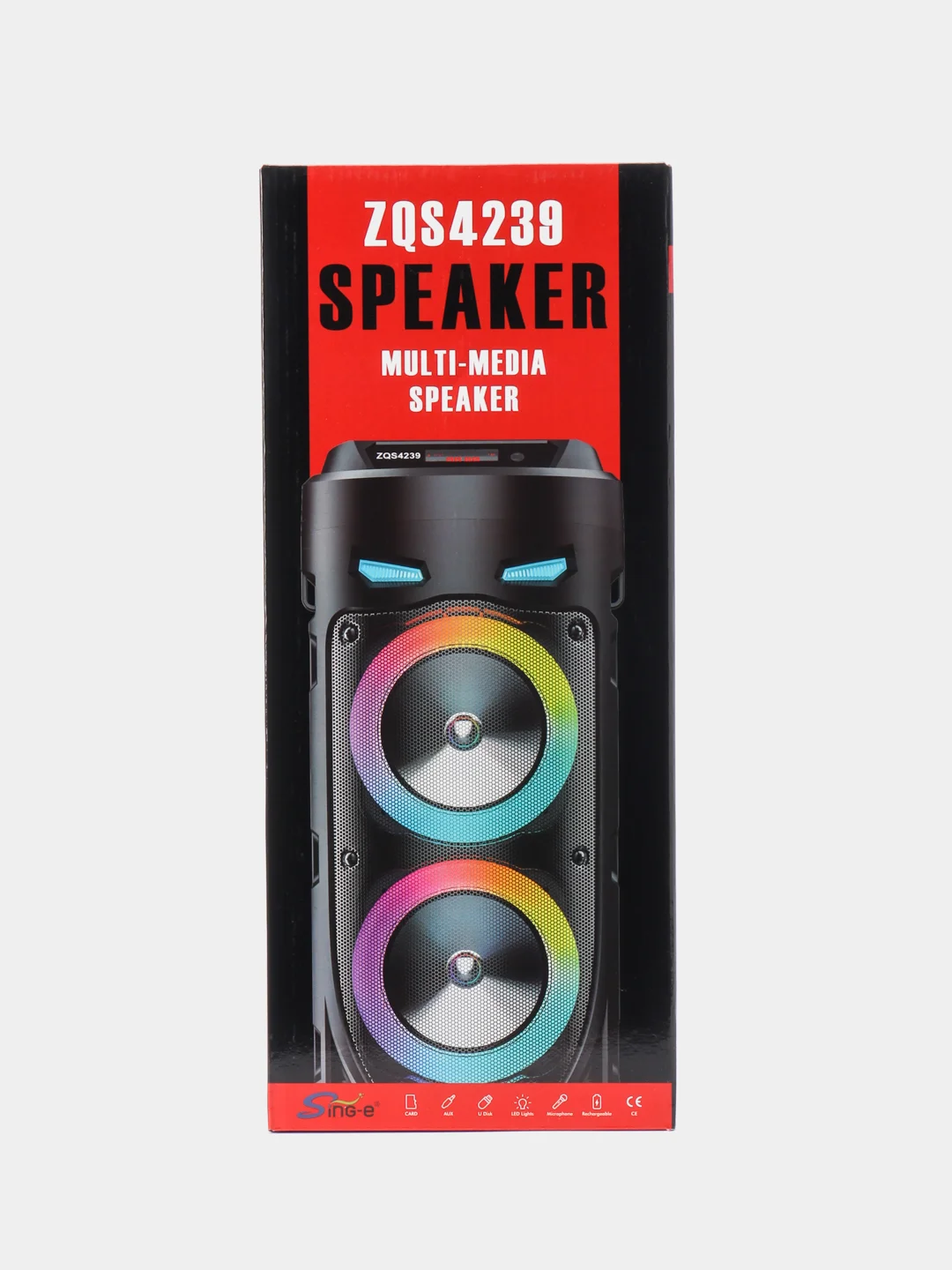 Колонка ZQS 4239, беспроводная, с микрофоном