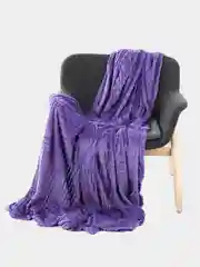 Фиолетовый плед "Кубик" 200*220