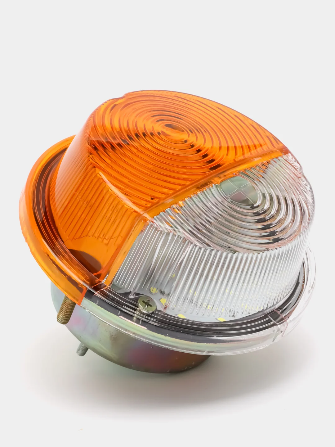 Фонарь передний (подфарник) УАЗ с LED ДХО и Повторителем ПФ -130 А (оранжевый)