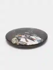 Золотистый хаки аниме значки Genshin Impact, 56 мм