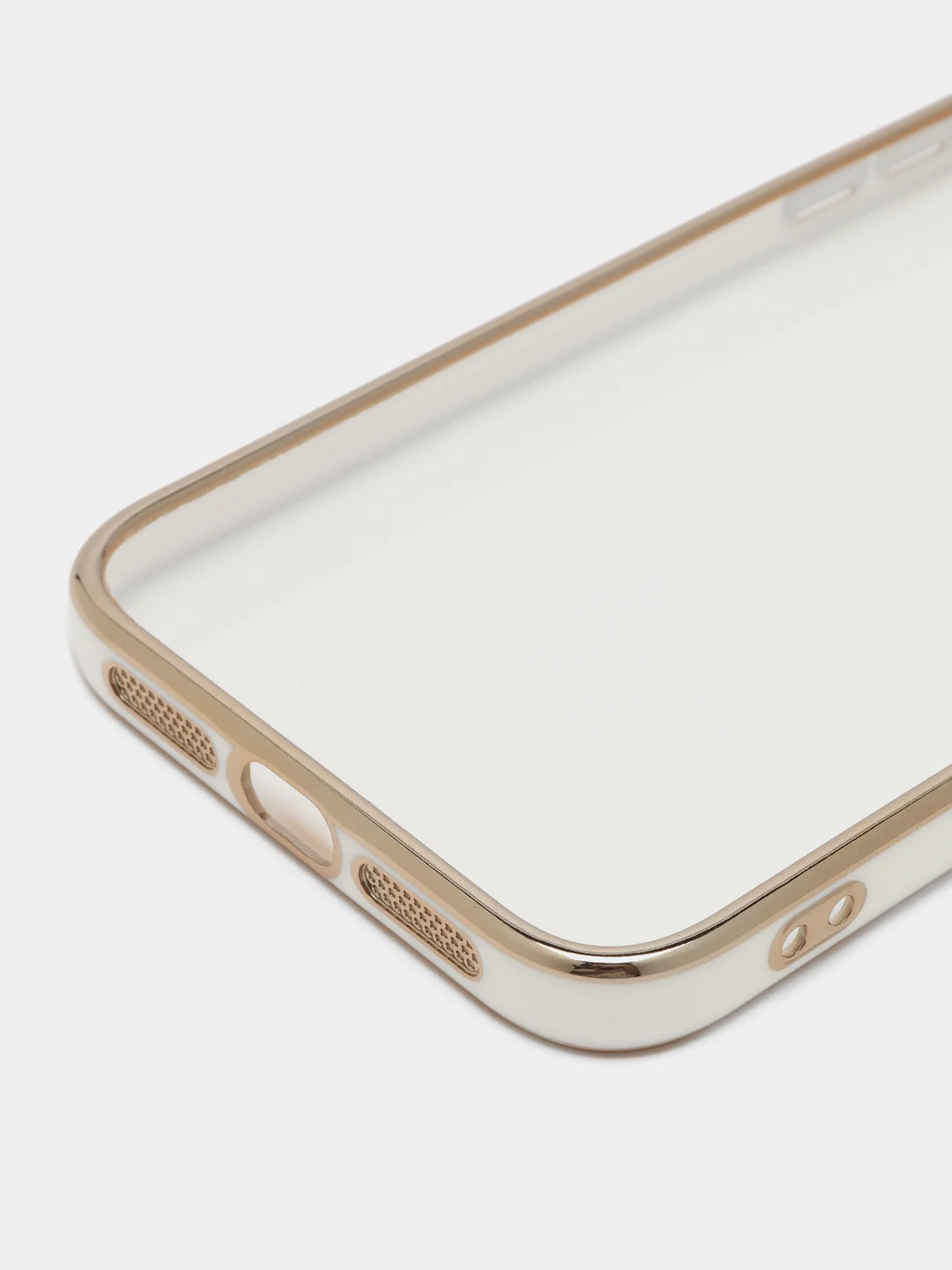 Белый чехол на айфон iPhone XR, 11, 12, 13, 14 Pro Max Хелло Китти с зеркалом