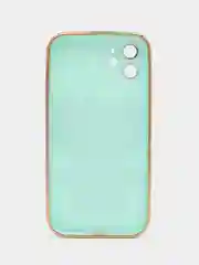 Мятный чехол на айфон iPhone XR, 11, 12, 13, 14 Pro Max Хелло Китти с зеркалом
