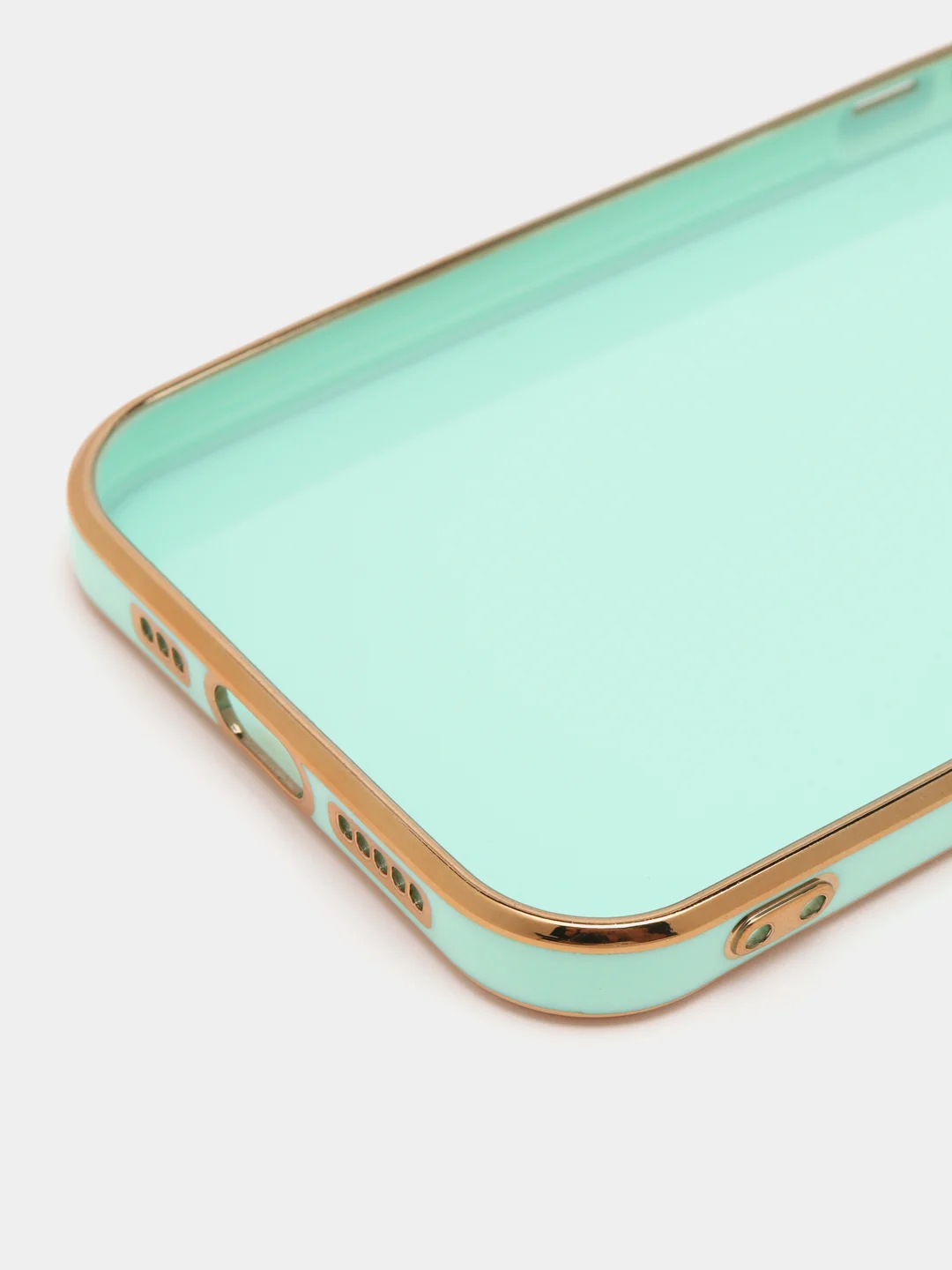 Мятный чехол на айфон iPhone XR, 11, 12, 13, 14 Pro Max Хелло Китти с зеркалом