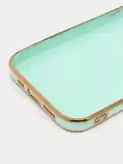 Мятный чехол на айфон iPhone XR, 11, 12, 13, 14 Pro Max Хелло Китти с зеркалом