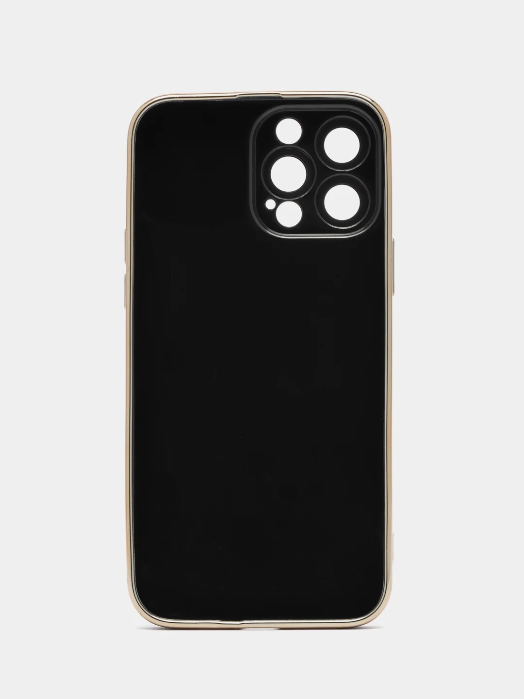 Черный чехол на айфон iPhone XR, 11, 12, 13, 14 Pro Max Хелло Китти с зеркалом