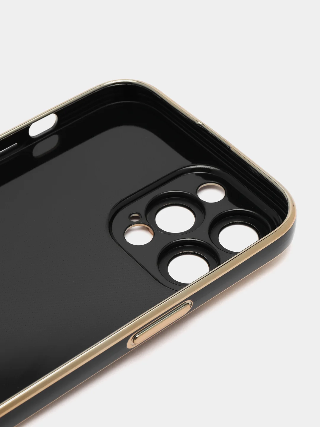 Черный чехол на айфон iPhone XR, 11, 12, 13, 14 Pro Max Хелло Китти с зеркалом