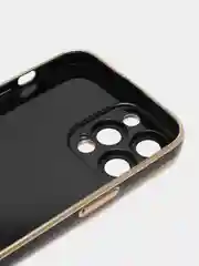 Черный чехол на айфон iPhone XR, 11, 12, 13, 14 Pro Max Хелло Китти с зеркалом