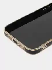 Черный чехол на айфон iPhone XR, 11, 12, 13, 14 Pro Max Хелло Китти с зеркалом