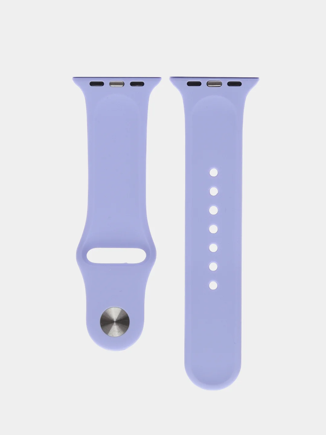 Лавандовый силиконовые ремешки для Apple Watch 38/40/41 мм, 42/44/45 мм