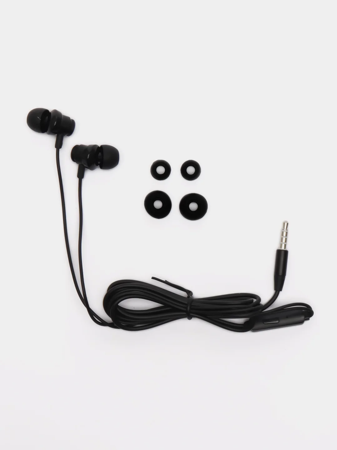Черный наушники с микрофоном Borofone BM62 3.5 mm Jack