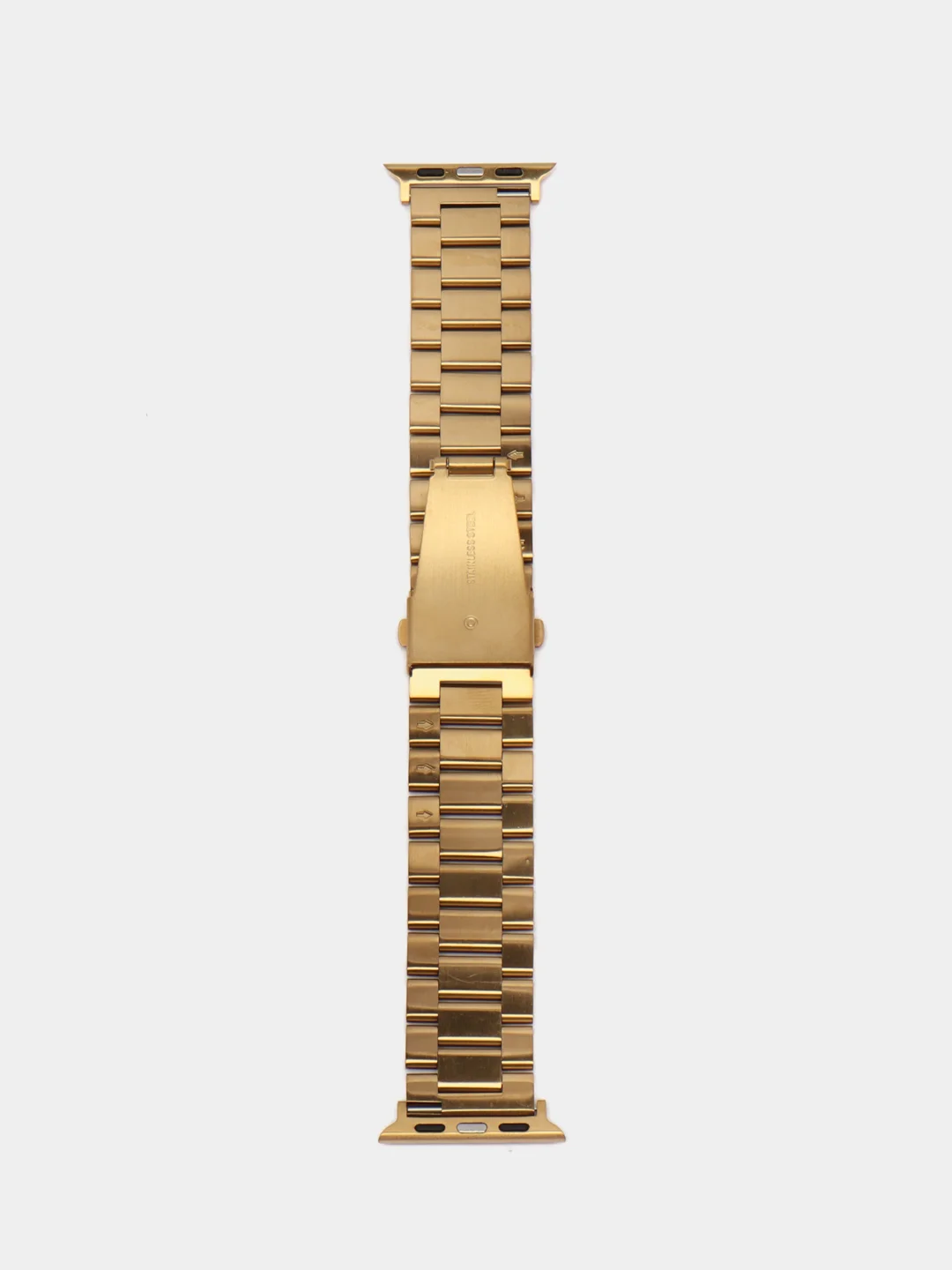 Бронзовый блочный металлический ремешок для Apple Watch стальной