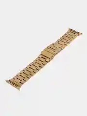 Бронзовый блочный металлический ремешок для Apple Watch стальной