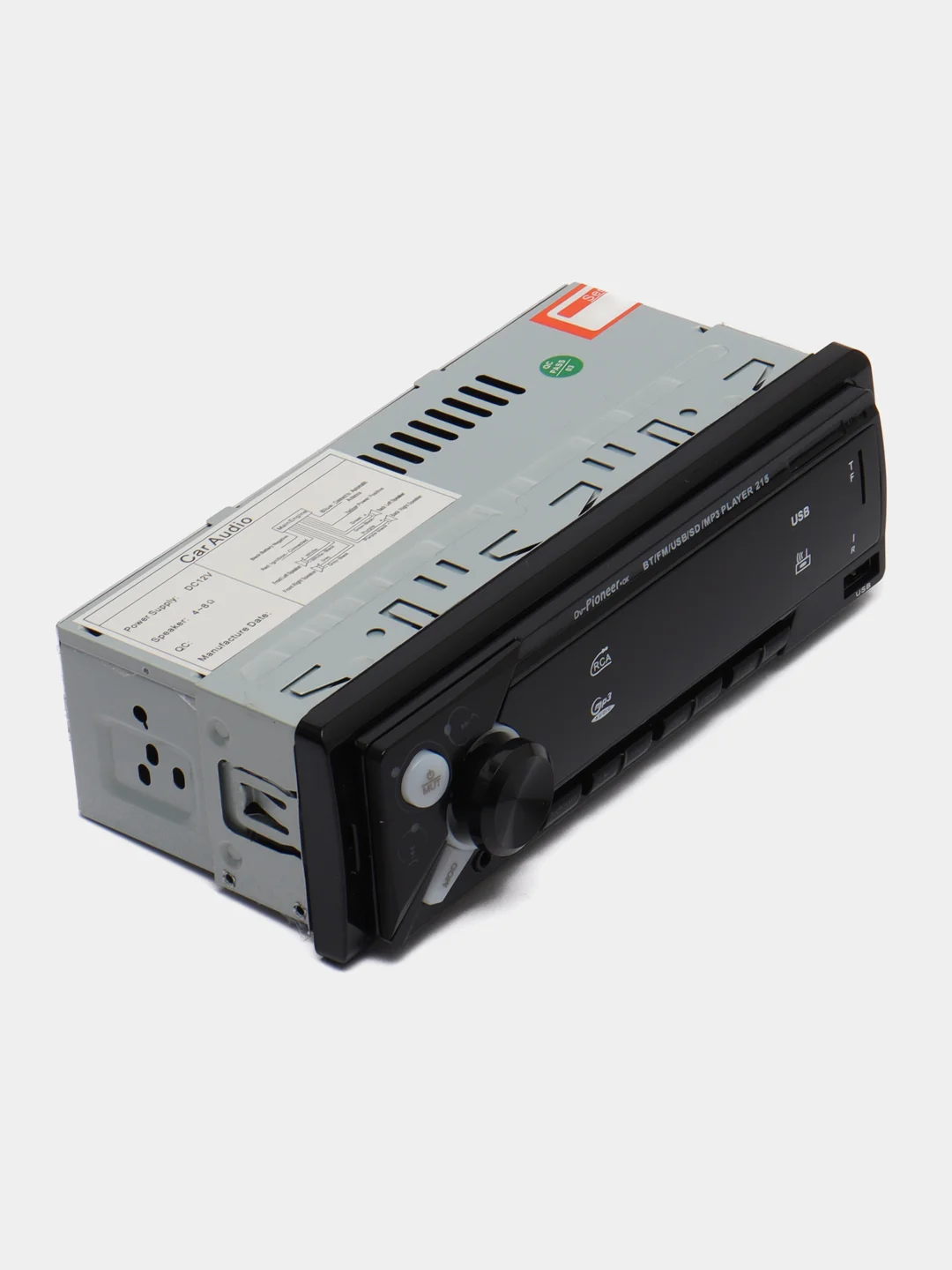 Автомагнитола с блютуз Pioneer.ok v215, bluetooth, USB, microSD, AUX, FM
