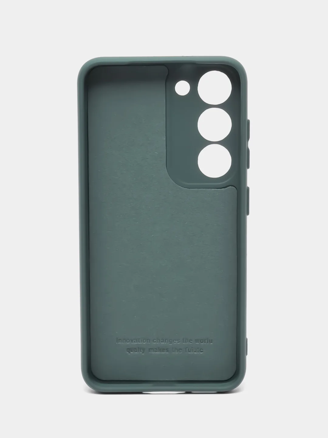 Тёмно-бирюзовый чехол для Samsung Galaxy S23 (Самсунг Галакси С23), силиконовый