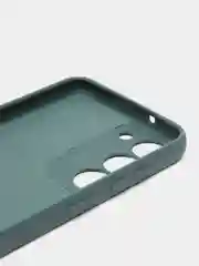 Тёмно-бирюзовый чехол для Samsung Galaxy S23 (Самсунг Галакси С23), силиконовый