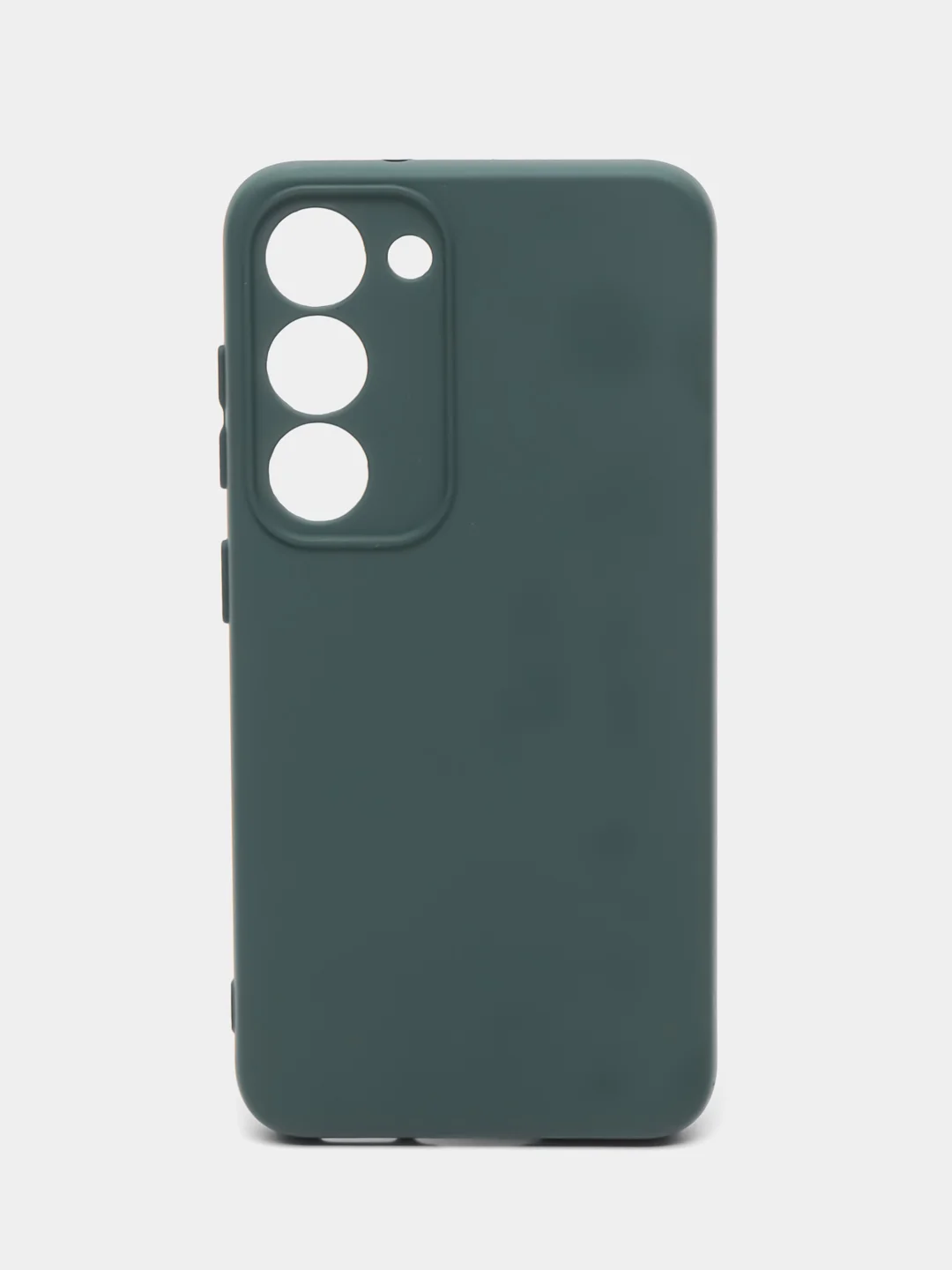 Тёмно-бирюзовый чехол для Samsung Galaxy S23 (Самсунг Галакси С23), силиконовый